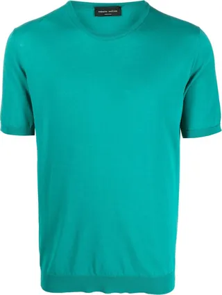 knitted cotton T-shirt