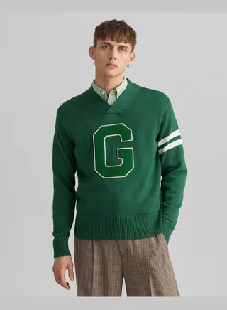 GANT Collegiate V-Neck Sweater