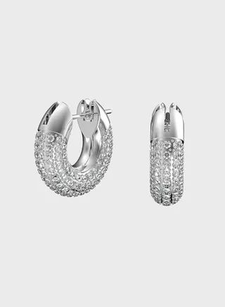 Dextera Rhinestone Hoop Earrings