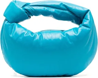 Blue Jodie Intrecciato Mini Leather Bag