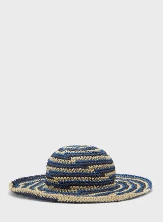 Space Dye Crochet Floppy Hat