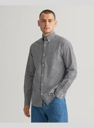 GANT Regular Fit Gingham Broadcloth Shirt
