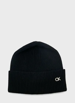 Re Lock Logo Detail Beanie