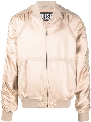 Satin Bomber Jacket