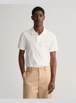 Regular Fit Shield Pique Polo Shirt