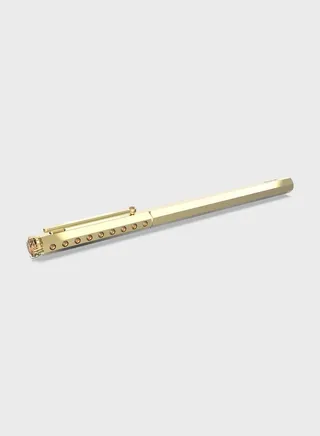 Gold Millenia Crystal Ballpoint Pen