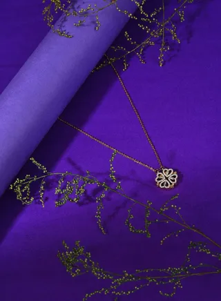 Gold Plated Designer Stone Necklace