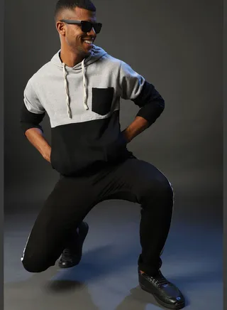 Color block Hoodie