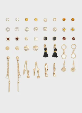 Unilatram Earrings (Set Of 18