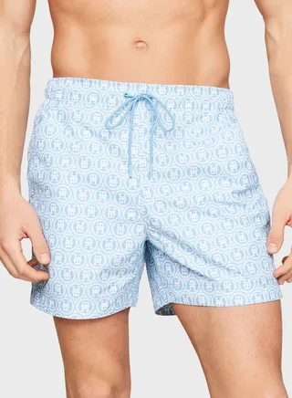 Monogram Drawstring Swim Shorts