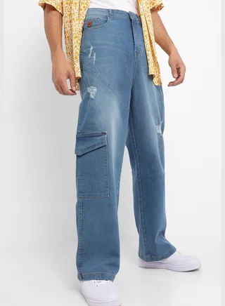 Solid Jeans