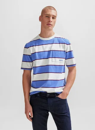 Striped Crew Neck T-Shirt