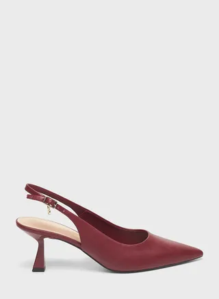 Pointed Toe Mid Heel Pumps