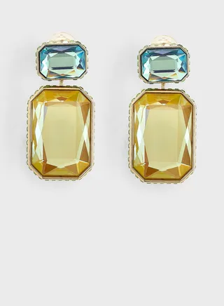Orbita Embellished Drop Earrings