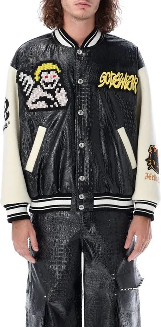 GCDS Embossed Bomber Jacket