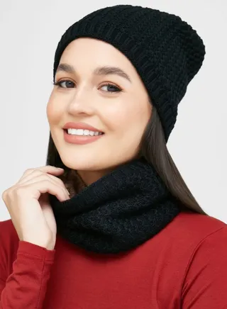 Winter Beanie & Scarf Set