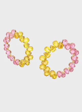 Millenia Embellished Hoop Earrings