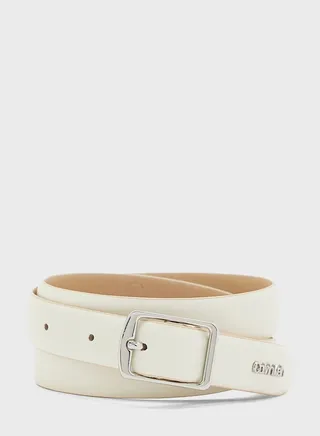 Slim Square Buckle Belt