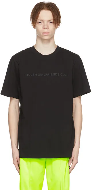 Stolen Girlfriends Club Black Organic Cotton T-Shirt