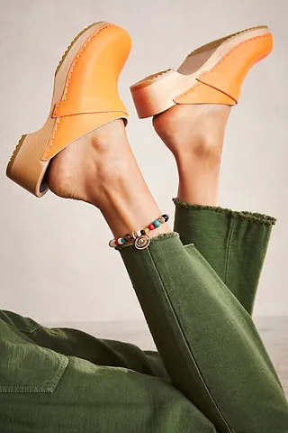 Swedish Hasbeens x FP Husband Clog by Swedish Hasbeens at Free People