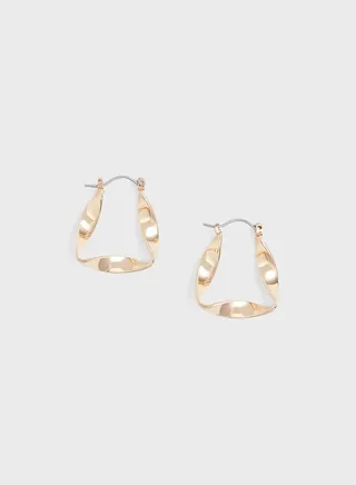 Twisted Hoop Earrings