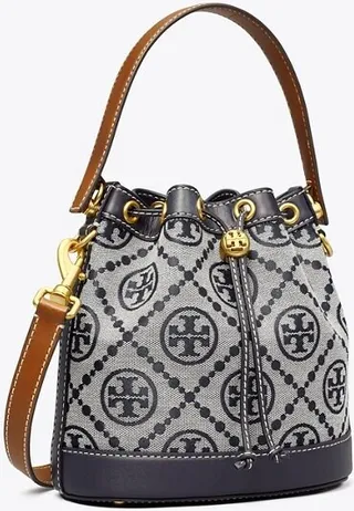 T Monogram Bucket Bag