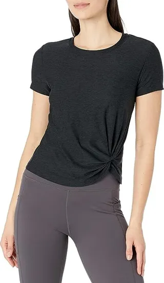 Beyond Yoga Featherweight For A Spin Tee (Darkest Night) Women's Clothing