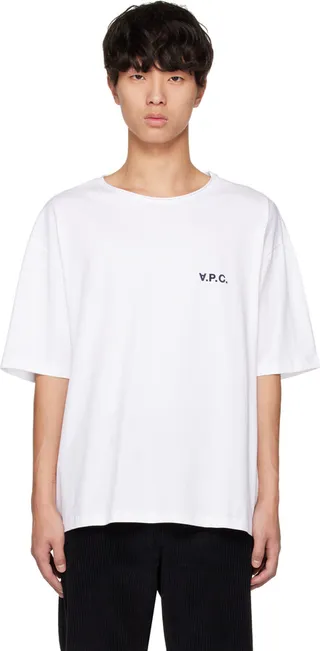 A.P.C. White Jeremy T-Shirt