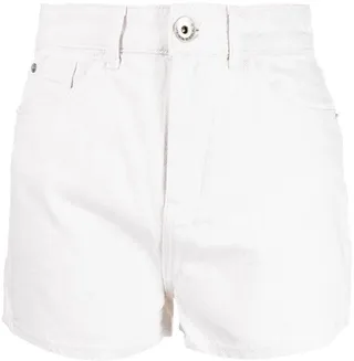 Mid-Rise Denim Shorts