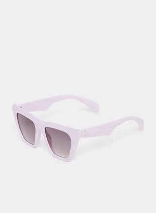 Pointed Cat Eye Frame Sunglasses