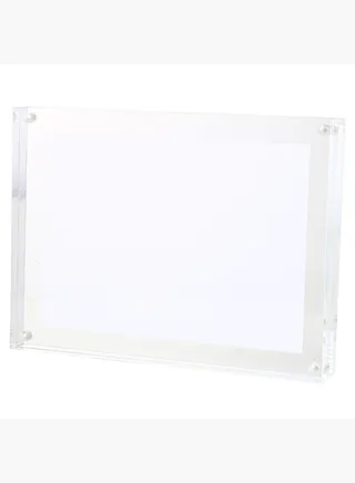 Acrylic Magnetic Photo Frame, 150 x 30 x 201 mm, XL, Clear