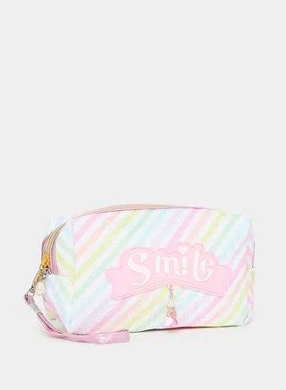 Smile Print Washbag