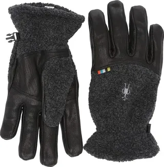 Smartwool Trail Ridge Sherpa Gloves (Charcoal) Extreme Cold Weather Gloves