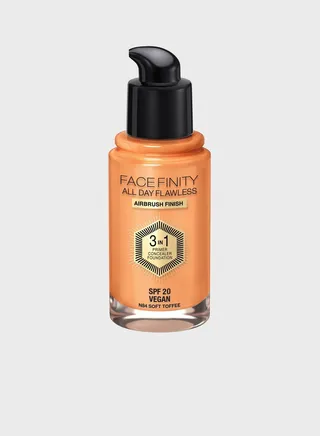 Max Factor Facefinity All Day Flawless 3 in 1 Foundation – N84 – Soft Toffee, 30ml