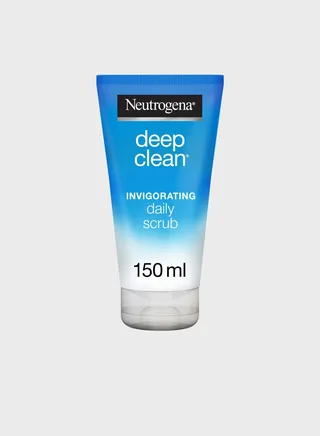 Face Scrub, Deep Clean, Invigorating, Normal to Combination Skin, 150ml