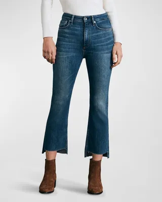 Casey High Rise Ankle Flared Jeans