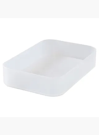 Polypropylene Makeup Box, 1/4, W 15 x D 22 x H 4.5 cm