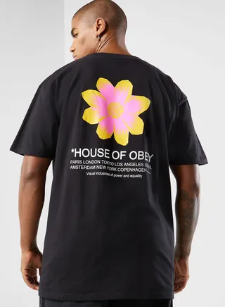 House Of Obey Flower T-Shirt