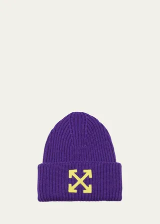 Men's Arrow Wool Beanie Hat