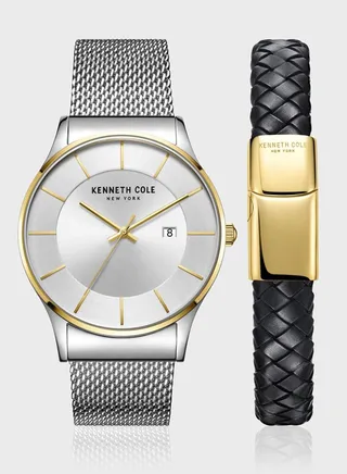 Kenneth Cole Set Steel Strap Watch for Men - KC50985002