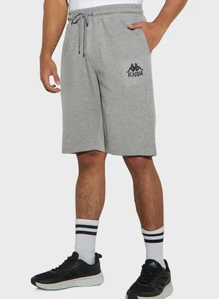 Heat Seal Logo Print Shorts