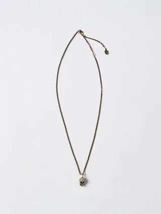 Alexander McQueen brass necklace