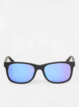 Full Rim Injected Modified Rectangle Sunglasses DR EDEN LL ION-003-5618