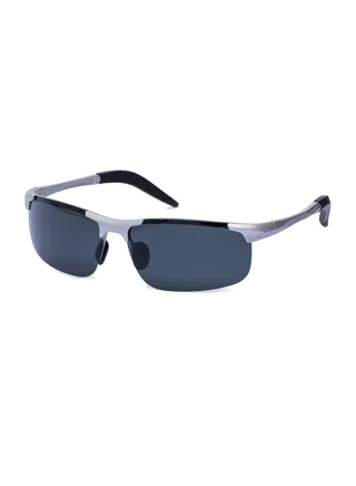 Sport Polarized Oval Framed Sunglasses For Women and Men Black