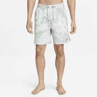 Men's Nike Yoga Dri-FIT 7" Unlined Shorts in Grey