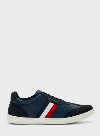 Webbing Detail Casual Sneakers