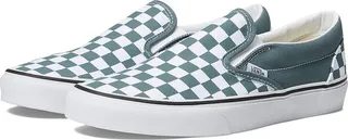 Vans Classic Slip-On (Color Theory Checkerboard Stormy Weather) Skate Shoes