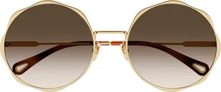 59mm Round Sunglasses