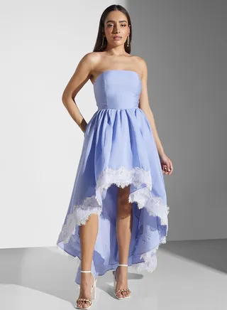 Strappy Asymmetrical Ham Dress