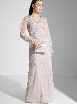 Embellished Maxi Dress